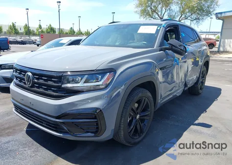 2023 Volkswagen Atlas Cross Sport 3.6L V6 Sel/3.6L V6 Sel R-Line Black z USA, uszkodzony, nr VIN 1V2SE2CA7PC211892